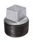 PLUG SQ HEAD GALV MALLEABLE 3