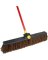 Quickie 00636 Push Broom, 24 in Sweep Face, Palmyra Fiber Bristle, Steel