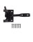 LATCH GATE UNIV ZN PLAT BLACK