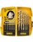 DeWALT DW1956 High Performance Drill Bit Set, Steel, Gold, Ferrous Oxide,