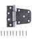 HINGE GATE HD ZN PLT STL 3-1/2