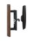 DOOR HANDLE SLIDING BLK/WOOD