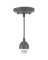 FIXTURE PENDANT 1LIGHT ORB MED