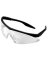 GLS SFTY BLK/CLR LENS IN-OUTDR