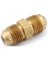 UNION FLARE BRASS 1/4X1/4