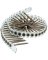 SCREW DECK 2SQ FLAT 8X2IN