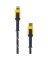 CABLE REINFORCED YEL/BLK 4FT