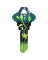 KEY BLANK SC1-40 GREEN LEAF