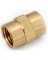 COUPLING BRASS BARSTOCK 3/8