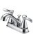 FAUCET LAV 4IN 2HNDL LEVER CHR