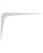 SHELF BRACKET 6"X8" WHT STEEL