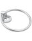 Moen Aspen Series 5886CH Towel Ring, 6.186 in Dia Ring, 22 lb, Zinc, Polished Chrome, Screw Mounting