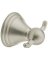 ROBE HOOK DBL UNV BRUSH NICKLE