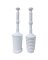 PLUNGER MASTER W/TALL BCKT WHT