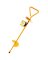 Boss Pet PDQ 01313 Super Auger Stake; 24 in L Belt/Cable; Steel; Bright