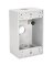 HUB-53206 BOX OUTLET ALU 1G 18.3