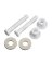 WHITE TOILET BOLT SEAT