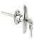 T-HANDLE GARAGE DOOR KEYED ZN