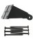 DOOR JAMB REPAIR BRACKET BLACK