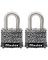 Padlock Coated Lami 1-9/16in 2pk