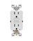 GFCI RECP 2P 15A-125V WHT