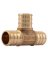 TEE BRASS 3/4 PEX