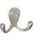 Nh Dbl Robe Hook 3" Stn-nkl