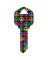 KEY BLANK KW1-32 PEACE SIGNS