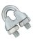National Hardware N889-015 Wire Cable Clamp, 1/4 in Dia Cable, 1-7/32 in L, Malleable Iron/Steel