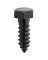 National Hardware V1864 Series N800-123 Lag Screw, 1/2 in Thread, 1-1/2 in L, Steel, Black Powder-Co