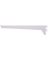 BRACKET SHELF UNTRK WHT 12IN