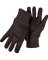 GLOVES MED WEIGHT BROWN JERSEY
