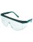 Safety Works Wraparound Teal Frame Safety Glasses With Anti-fog Teal Lenses