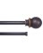 Curtain Rod Dbl 5/8"x66-120" Orb
