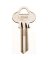 HY-KO 11010L1 Key Blank; Brass; Nickel; For: Lockwood Cabinet; House Locks