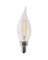 Feit Electric BPCFC40/950CA/FIL/4 LED Bulb, Decorative, Flame Tip Lamp, 60 W