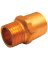 ADAPTER MALE COPPER 1/2X3/8