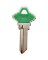 SC1 GREEN KEYBLANK SCHLAGE