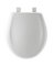 WHITE TOILET SEAT ROUND