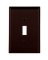 WALL PLATE 1 GNG TGL NYLON BLK