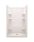 SHOWER WALL BACK ENSEMBLE WHT