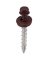 9x1.5 Roof Screw Burgundy
