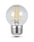 Feit Electric BPGM60/927CA/FIL/2 LED Bulb, Globe, G16-1/2 Lamp, 60 W