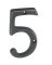 4" Bronze House Number #5