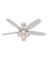 FAN CEIL 52IN5BLD/3LT CAND WHT