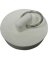 DRAIN STOPPER WHT RUBBER 1-1/4