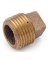 PLUG CORED BRASS 1-1/2 INCH