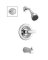 DEL-P188720 TUB-SHOWER FAUCET SG