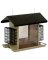 LARGE BIRD HOPPER FEEDER W/ SUET HOLDERS