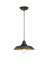 PENDANT ORB W/MTLLC BZ INT 1LT